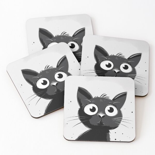 Item preview, Cat Black and White designed and sold by UltraItems.