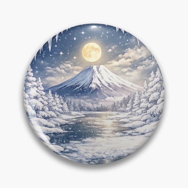 Item preview, mount fuji in winter designed and sold by Hanohano3.