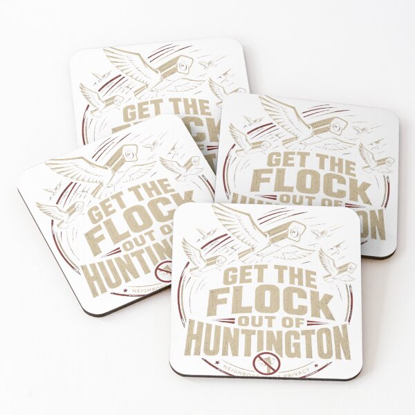 Item preview, Get the Flock Out of Huntington Anti Surveillance T-Shirt designed and sold by DD304.