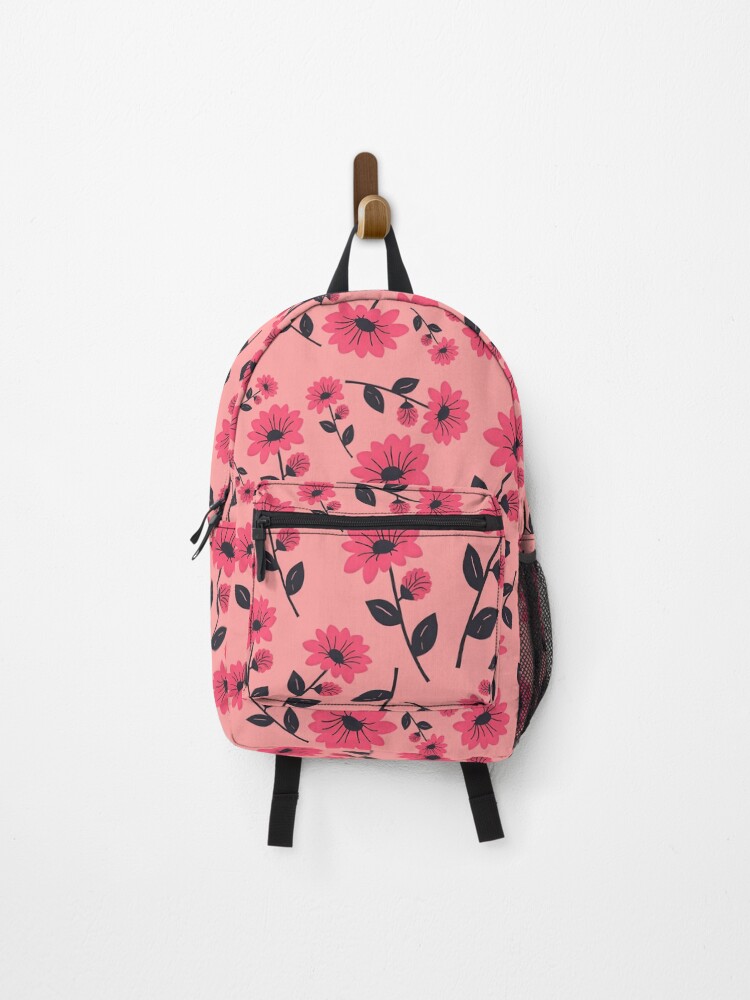 Thumbnail 1 of 3, Backpack, floral pattern designed and sold by Prettythings30.