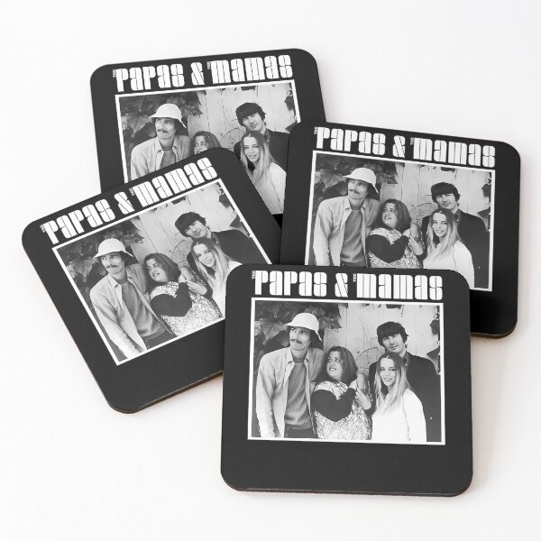 Item preview, Papas And The Mamas Black And White Wooden designed and sold by nonattoo.