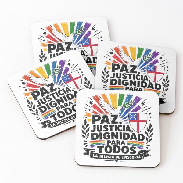 Item preview, Paz, Justicia y Dignidad para Todos — La Iglesia Episcopal designed and sold by Canterbury Episcopal Campus Ministry at Texas Tech University .