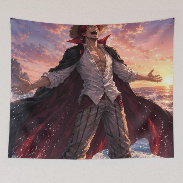 Item preview, Shanks One Piece Ocean Sunset Freedom designed and sold by Dashsopaner.