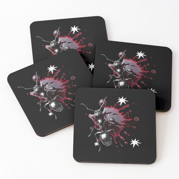 Item preview, killer ant- black bg designed and sold by KharayoStudio.