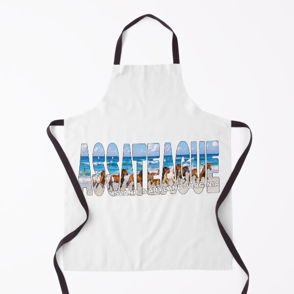 Item preview, ASSATEAGUE ISLAND Maryland Virginia - USA Chincoteague Ponies on Beach designed and sold by Adam Gormley.