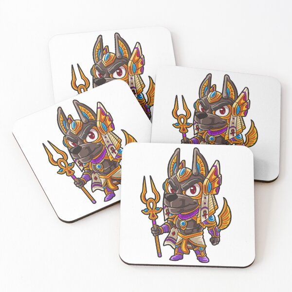 Item preview, anubis cartoon character chibi god of egypt  designed and sold by Woketoon.