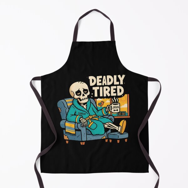 Item preview, Deadly Tired Skeleton designed and sold by Zazz Lee.