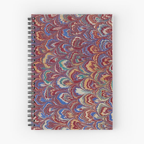 Item preview, Antique Marbled Paper Print - Italian Bookbinding Art Print designed and sold by footnotes-club.