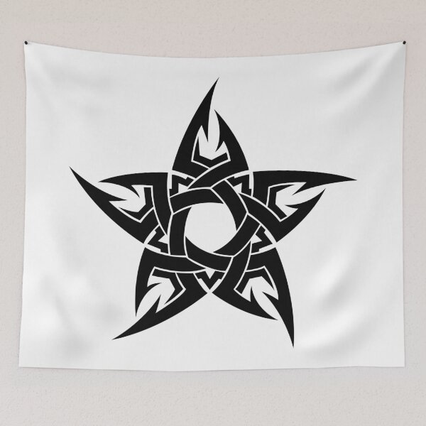 Item preview, Tribal star designed and sold by Tribalgothss.