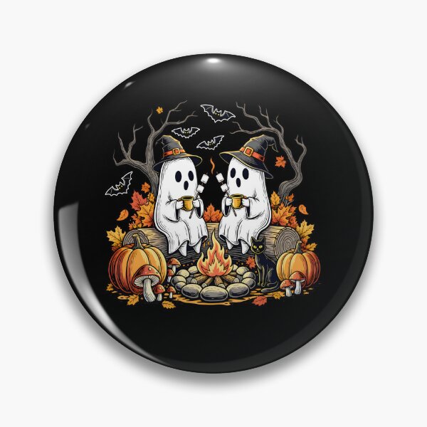 Item preview, Fall Camping Boo Ghosts designed and sold by ElizabethMorri2.