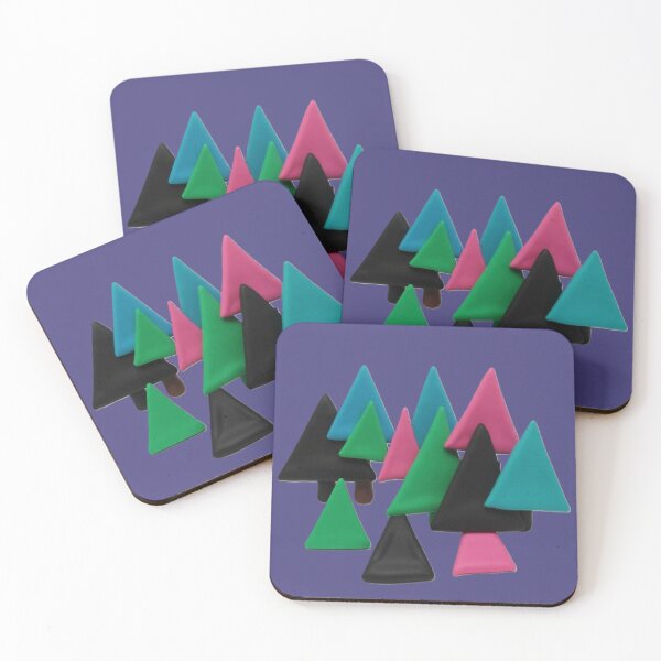 Item preview, triangle forest colorful geometric abstract design designed and sold by SmashingDeals.
