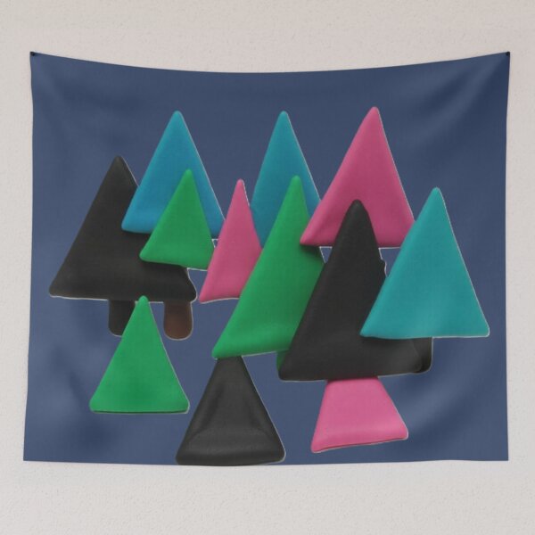 Item preview, triangle forest colorful geometric abstract design designed and sold by SmashingDeals.