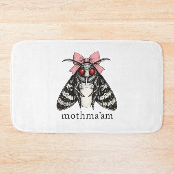 Item preview, Mothman Drinking Coffee Cryptid Meme designed and sold by CelidaBonde.