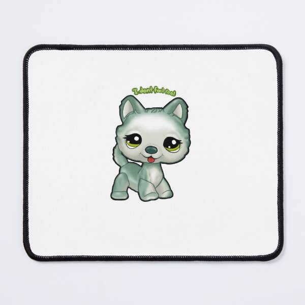 Item preview, Lps inspired I don’t feel real husky toy sticker designed and sold by AbsurdSketch.