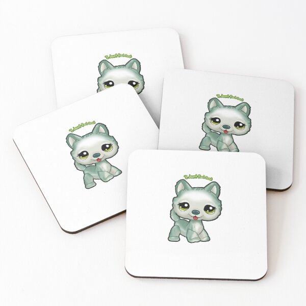 Item preview, Lps inspired I don’t feel real husky toy sticker designed and sold by AbsurdSketch.