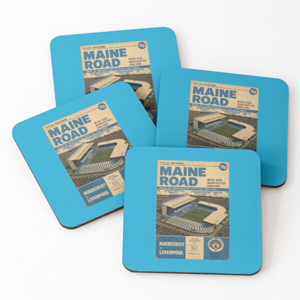 Item preview, Maine Road Stadium Vintage Matchday Programme Art - Manchester City F.C. designed and sold by Apex & Anthem .