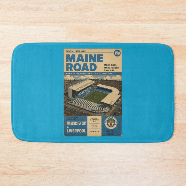 Item preview, Maine Road Stadium Vintage Matchday Programme Art - Manchester City F.C. designed and sold by Apex & Anthem .