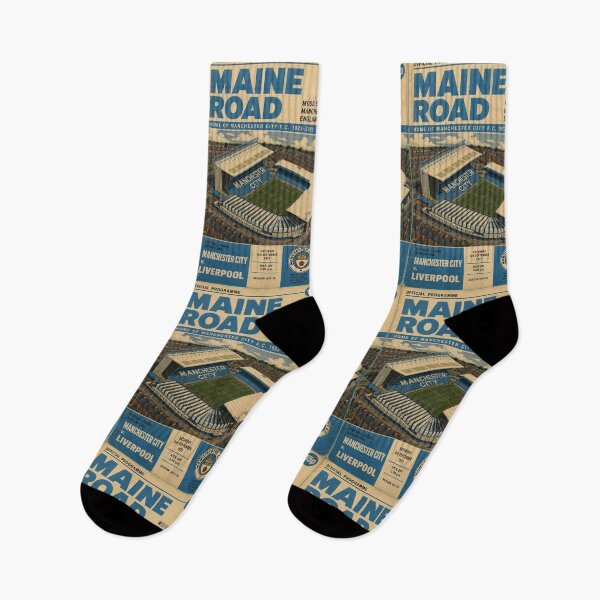 Item preview, Maine Road Stadium Vintage Matchday Programme Art - Manchester City F.C. designed and sold by Apex & Anthem .