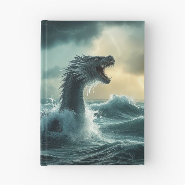 Item preview, Serpentine Sea Dragon Rising from Stormy Waves designed and sold by StudioForge.