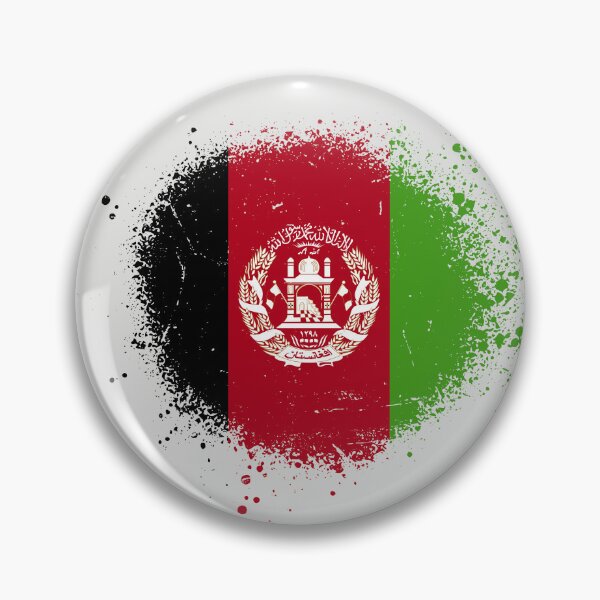Item preview, Afghanistan Flag Spray Paint Splatter Style designed and sold by DelfDesign.