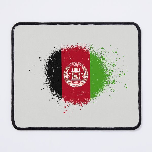 Item preview, Afghanistan Flag Spray Paint Splatter Style designed and sold by DelfDesign.