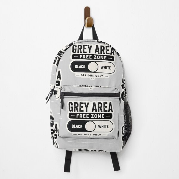 Item preview, Grey Area Free Zone - Black and White Options Only designed and sold by amyness.