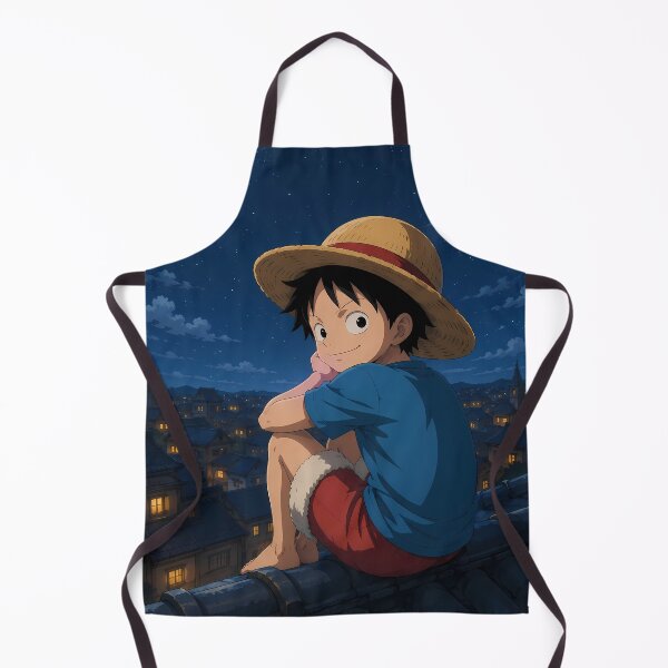 Item preview, Monkey D Luffy One Piece Moonlit Rooftop Dream designed and sold by Dashsopaner.