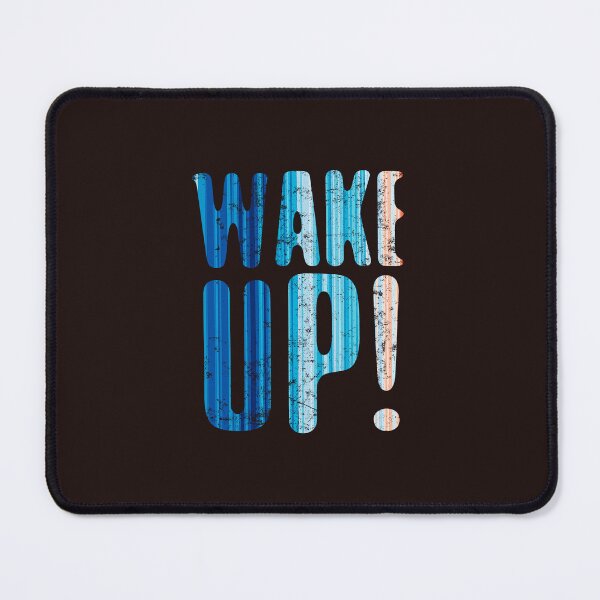Item preview, Climate Change Stripes - Wake Up! designed and sold by Frank J. Art.