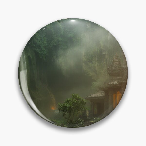 Item preview, Hidden Waterfall Temple in Lush Jungle designed and sold by StudioForge.