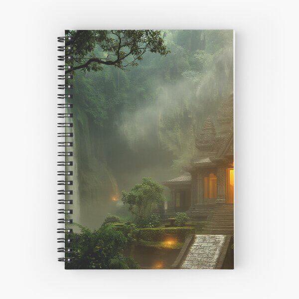 Item preview, Hidden Waterfall Temple in Lush Jungle designed and sold by StudioForge.