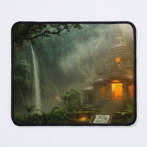 Item preview, Hidden Waterfall Temple in Lush Jungle designed and sold by StudioForge.
