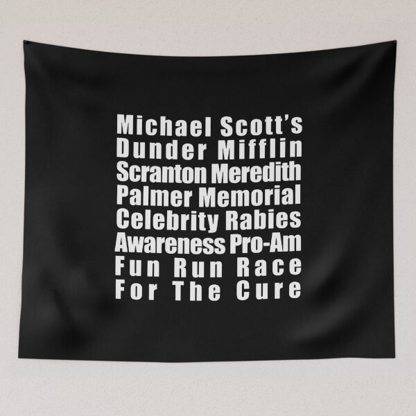 Item preview, Michael Scott's Rabies Fun Run designed and sold by holmyvette.