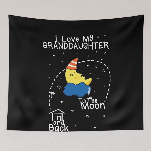 Item preview, Grandaughter Love To The Moon Shirt designed and sold by shoppzee.