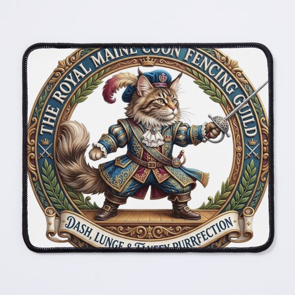 Item preview, THE ROYAL MAINE COON FENCING GUILD designed and sold by likbatonboot.