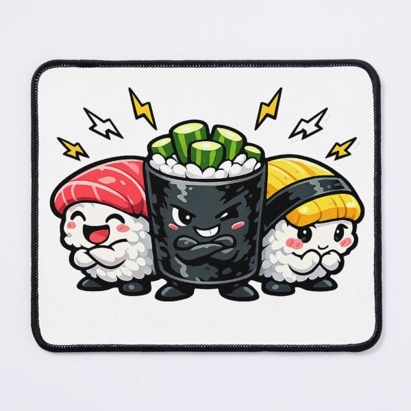 Item preview, Sushi Gang in Comic Style designed and sold by rolfzogg.