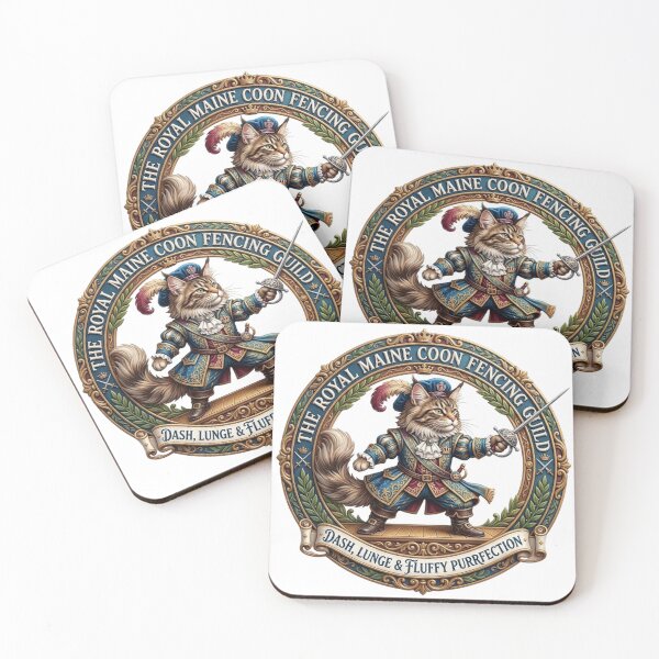 Item preview, THE ROYAL MAINE COON FENCING GUILD designed and sold by likbatonboot.