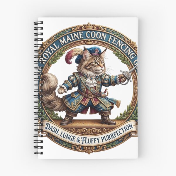 Item preview, THE ROYAL MAINE COON FENCING GUILD designed and sold by likbatonboot.