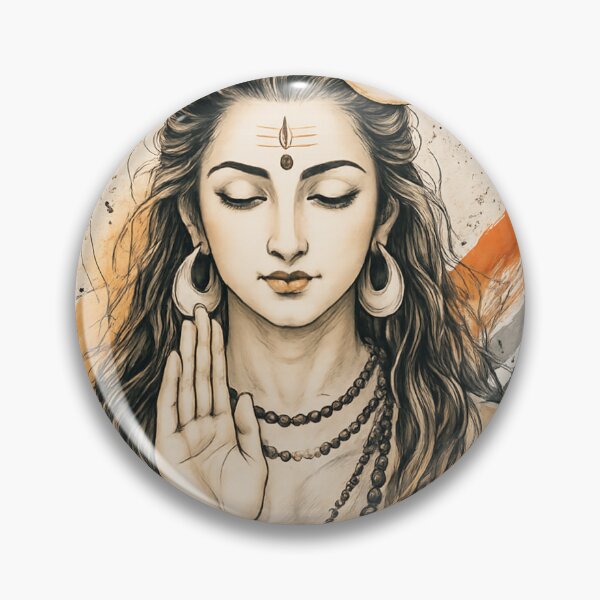 Item preview, Lord Shiva Watercolor Meditation Art designed and sold by Studio Ananda.