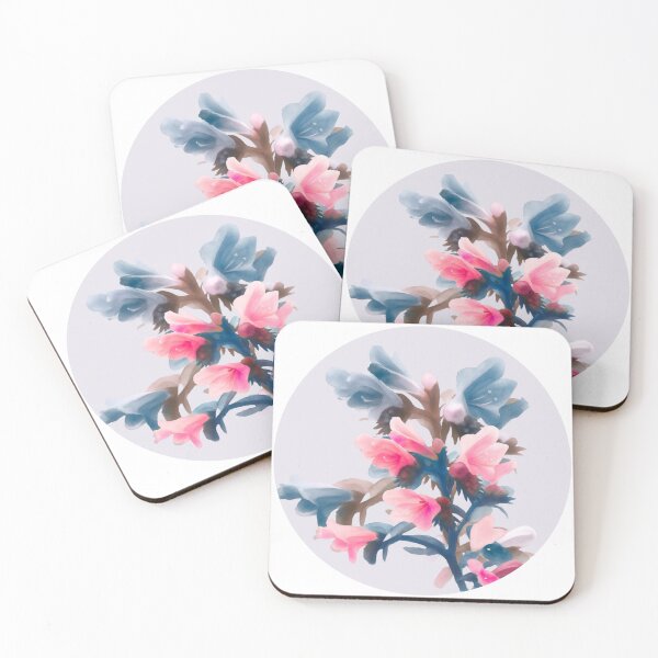 Item preview, Hand-painted watercolor flower stickers designed and sold by Clauzierra.