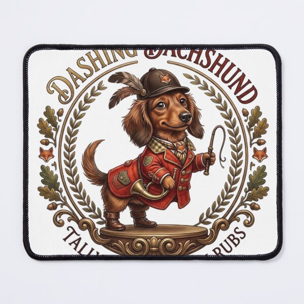 Item preview, DASHING DACHSHUND designed and sold by likbatonboot.