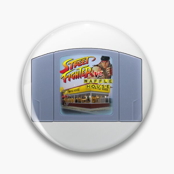 Item preview, Street Fighter X Waffle House N64 Retro Game  designed and sold by GlowFYourself.