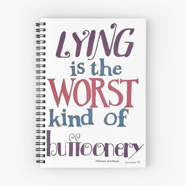 Item preview, Lying Is Buffoonery designed and sold by UplifteesArt.