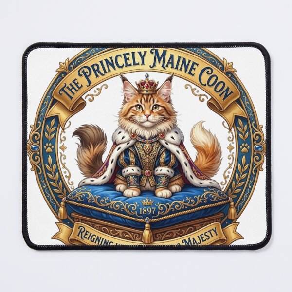 Item preview, THE PRINCELY MAINE COON designed and sold by likbatonboot.
