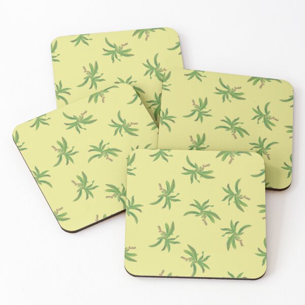 Item preview, Texas Drummond Phlox Garden Yellow Watercolor Foliage Toss Pattern designed and sold by CaroStudioTX.