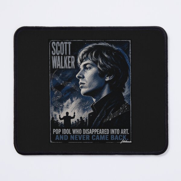 Item preview, The Idol Who Vanished Into Art: Scott Walker Cinematic Portrait designed and sold by Artisticanvas.
