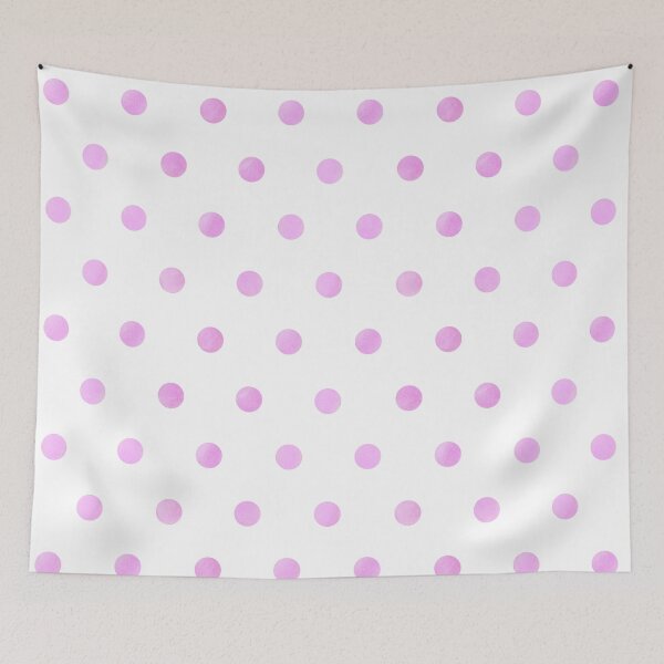 Item preview, Texas Drummond Phlox Garden Pink Watercolor Dot Pattern designed and sold by CaroStudioTX.