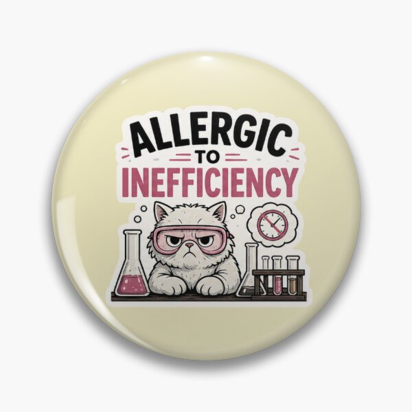 Item preview, Allergic to Inefficiency designed and sold by amyness.