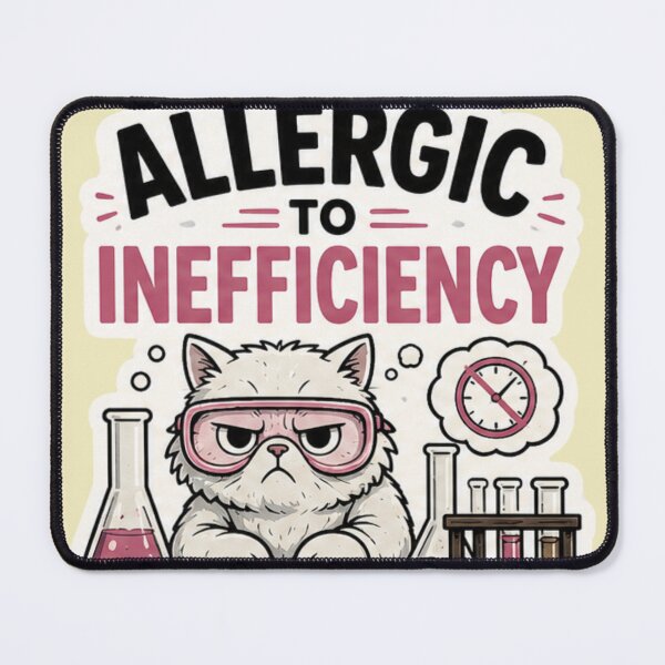 Item preview, Allergic to Inefficiency designed and sold by amyness.