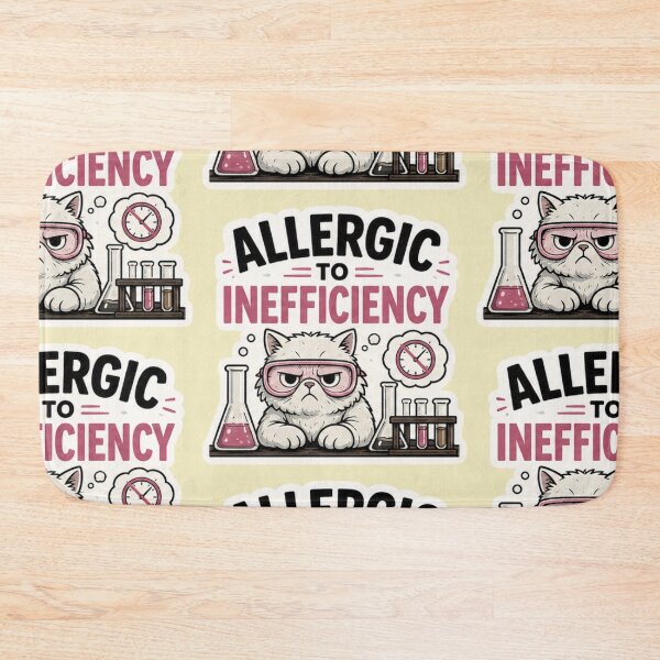Item preview, Allergic to Inefficiency designed and sold by amyness.