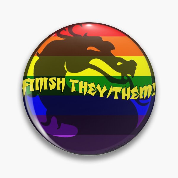 Item preview, Finish They/Them Mortal Kombat Rainbow  designed and sold by GlowFYourself.